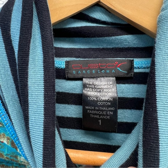 Custo Barcelona Turtleneck Knit Top Size 1 - Picture 3 of 7